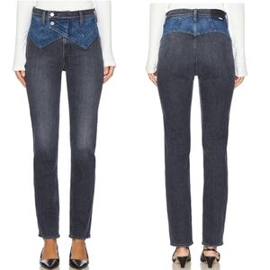 NEW Mother Superior | Double Rocky Rider Black And Blue Jeans